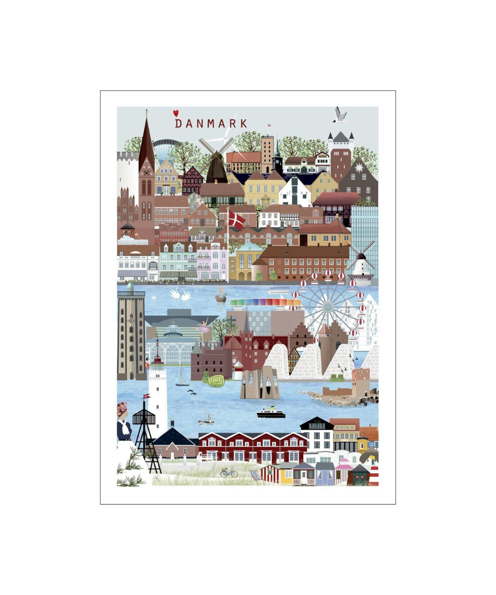 Lydia Wienberg Et Strejf af Danmark plakat - A5